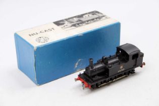 Nu Cast 00 Gauge kit built model of J72 0-6-0T Locomotive, Number 68702, Black with BR Early emblem,