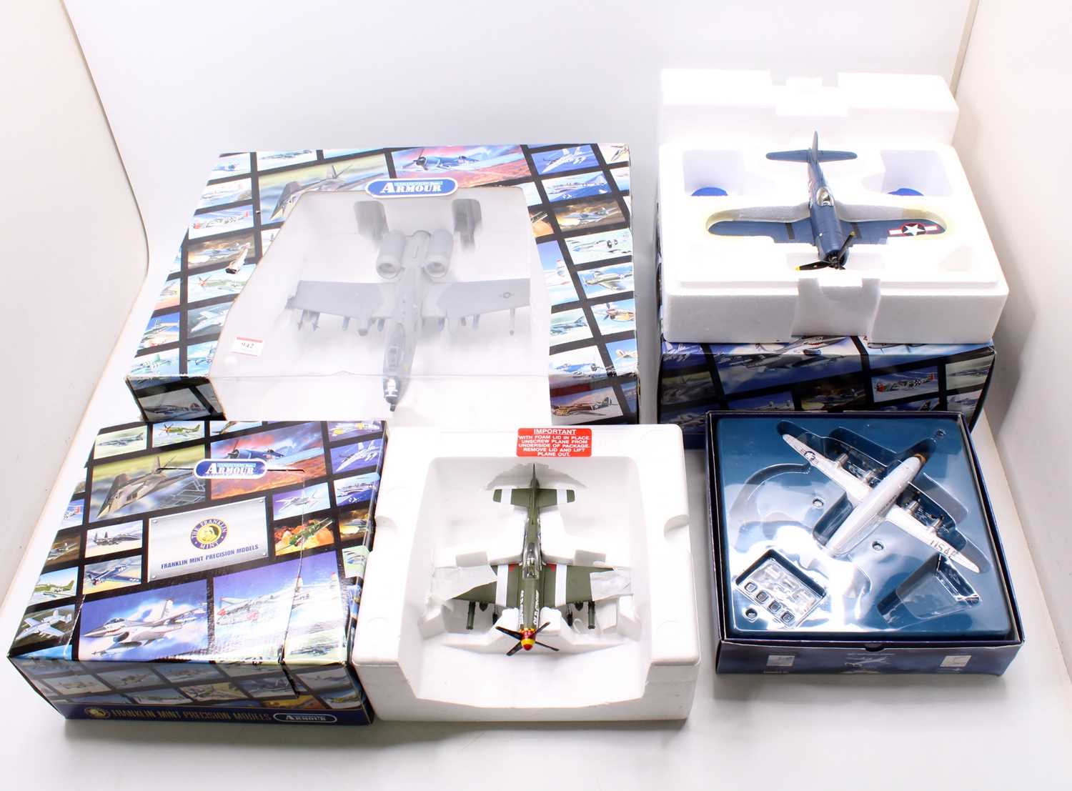 A collection Armour and Corgi Aviation Archive mixed scale diecast aircraft group to include a