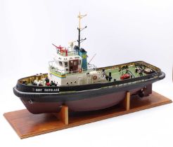 Billings Boat 1/75th scale kit built model of a Smit Rotterdam Tug Boat, well-made example and named