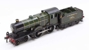 1935-41 Hornby 20v AC electric 4-4-0 loco & tender ‘SR’ ‘L1’ No.1759 on small cab-side plate, ‘