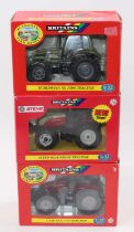 Britains 1/32nd scale tractor group of 3 comprising No. 40063 Case CVX 170 Tractor, No. 40804