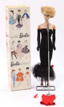 Original Barbie No.850 Doll, comprising figure in black evening dress & shoes, with microphone and