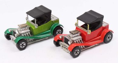 Matchbox Pre-Production Colour Trail K50-53 Street Rod, red example, together with a standard two