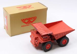 Conrad No.2720, 1/50th scale diecast model of a Wabco Haulpak Truck, finished in red with original