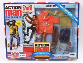 An Action Man 40th Anniversary Nostalgic Collection AM010 Action Man Adventurer and Action Man