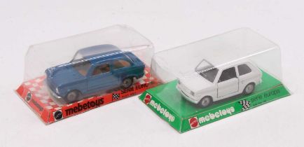 Mebetoys Boxed Fiat Group, both in original bubble packs, to include A62 Fiat 126, and A1 Fiat