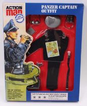 An Action Man Palitoy Hasbro 2008 Panzer Captain outfit, housed in the original window display