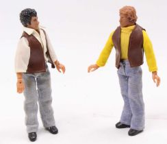 Mego Corporation 1974 Starsky and Hutch 8" action figure pair from the classic TV show, both figures