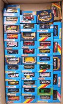 40 Matchbox Superfast 'blue box' issues, with examples including No. 1 Dodge Challenger, No. 51
