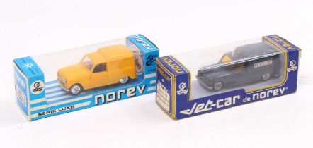 Norev, 1/43rd scale plastic model group, 2 examples to include a Gendarmerie Renault 4, and