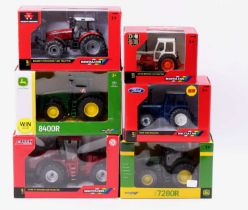 One box containing six various boxed Britains 1/32 scale farming and agricultural vehicles to