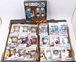 A collection of 19 boxed Funko Pops vinyl figures, with examples including Squirtle limited edition,