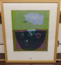 David Watson - Passing Cloud, lithograph, signed in pencil to the margin, 44x37cm