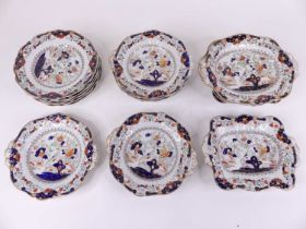 A collection of Masons ironstone tablewares