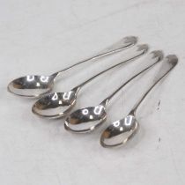 A set of four George V silver coffee spoons, 1.4oz