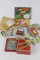 A box of assorted collectors' cards, mainly in sets, to include Soldiers of the World, Famous