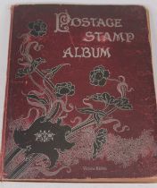 Schaubk's Illustrated Postage Stamp album, containing various British and World stamps to include