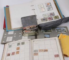 A Schoolboy stamp collection housed in various albums mainly being 20th century used low