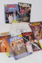 A collection of ABBA memorabilia to include the ABBA magazine No.13, ABBA fan club letters etc