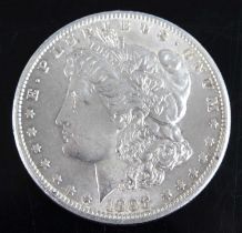 United States of America, 1898 Morgan dollar, obv: Liberty facing left with date below, rev: eagle