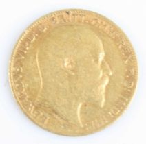 Great Britain, 1902 gold half sovereign, Edward VII, rev: St George and Dragon above date. (1)