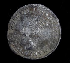 England, Philip and Mary (1554-1558) groat, obv: crowned bust left within inner circle, legend