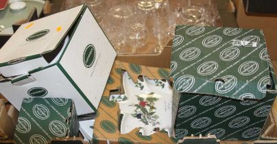 A collection of Portmeirion, to include a boxed hors d'oeuvres dish in the shape of a Christmas