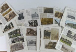 A collection of early 20th century Bury St Edmunds landmarks and events photographic and printed