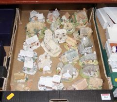 A collection of Lilliput Lane Cottages, to include Rose Bouquet, Langdale Cottage, and Fisherman's