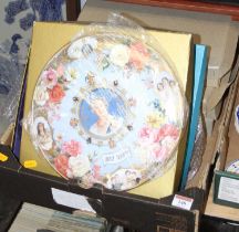 A collection of commemorative plates to include Royal Albert and Coalport examples All have been
