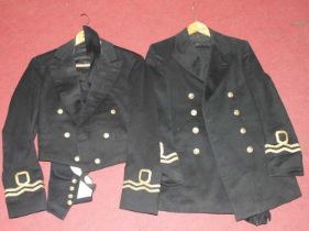 Two naval dress uniforms