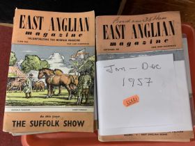 A collection of East Anglian Magazines, mainly mid 20th century