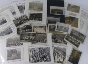 A collection of early 20th century military and Suffolk Regiment related mainly photographic