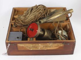 An early 20th century Walker's "Excelsior" IV patent ship's log for yachts, motor launches and