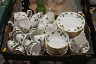 A Colcough part dinner and tea service in the Ivy leaf pattern