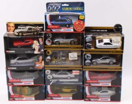 Corgi Classics James Bond 007 diecast group of 14, with examples including the Underwater Lotus from