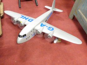 A scratch-built model of an Imperial Airways London Canopus boat plane, wingspan 125cm