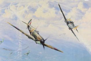 After Robert Taylor, (b.1946), Combat Over London, limited edition print no.97/1500, signed in