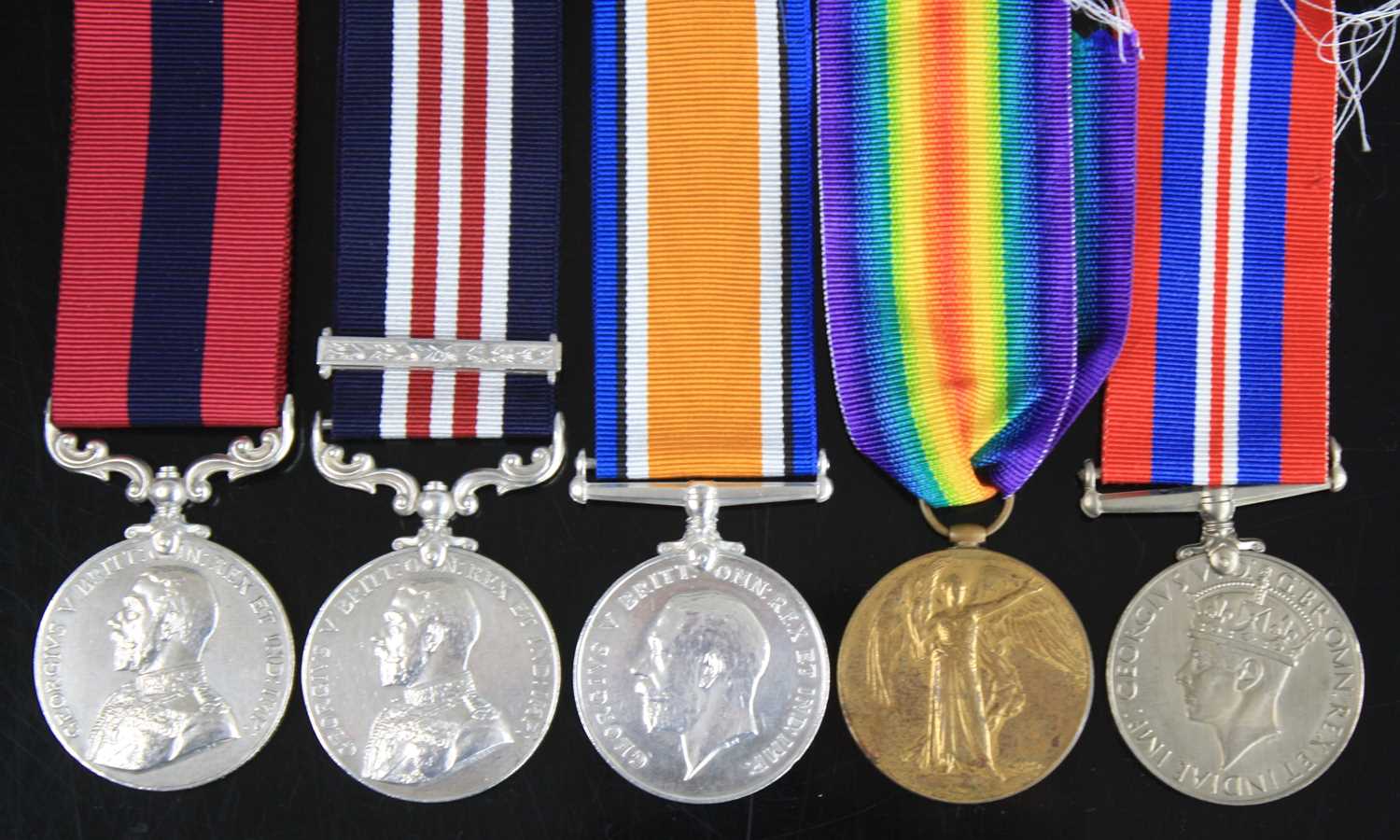 A Great War Gallantry group of medals, to include Distinguished Conduct medal, naming 43550 SJT. W.