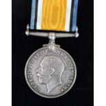 A WW I British War medal, naming 15093 PTE. H. SHELLEY. SUFF. R. (1)