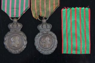 A French Saint Helena medal (Médaille de Sainte-Hélène) with anchor mark for Albert Désiré Barre