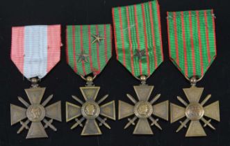 A WW I French Croix De Guerre des Toe (Croix de guerre des théâtres d'opérations extérieurs),