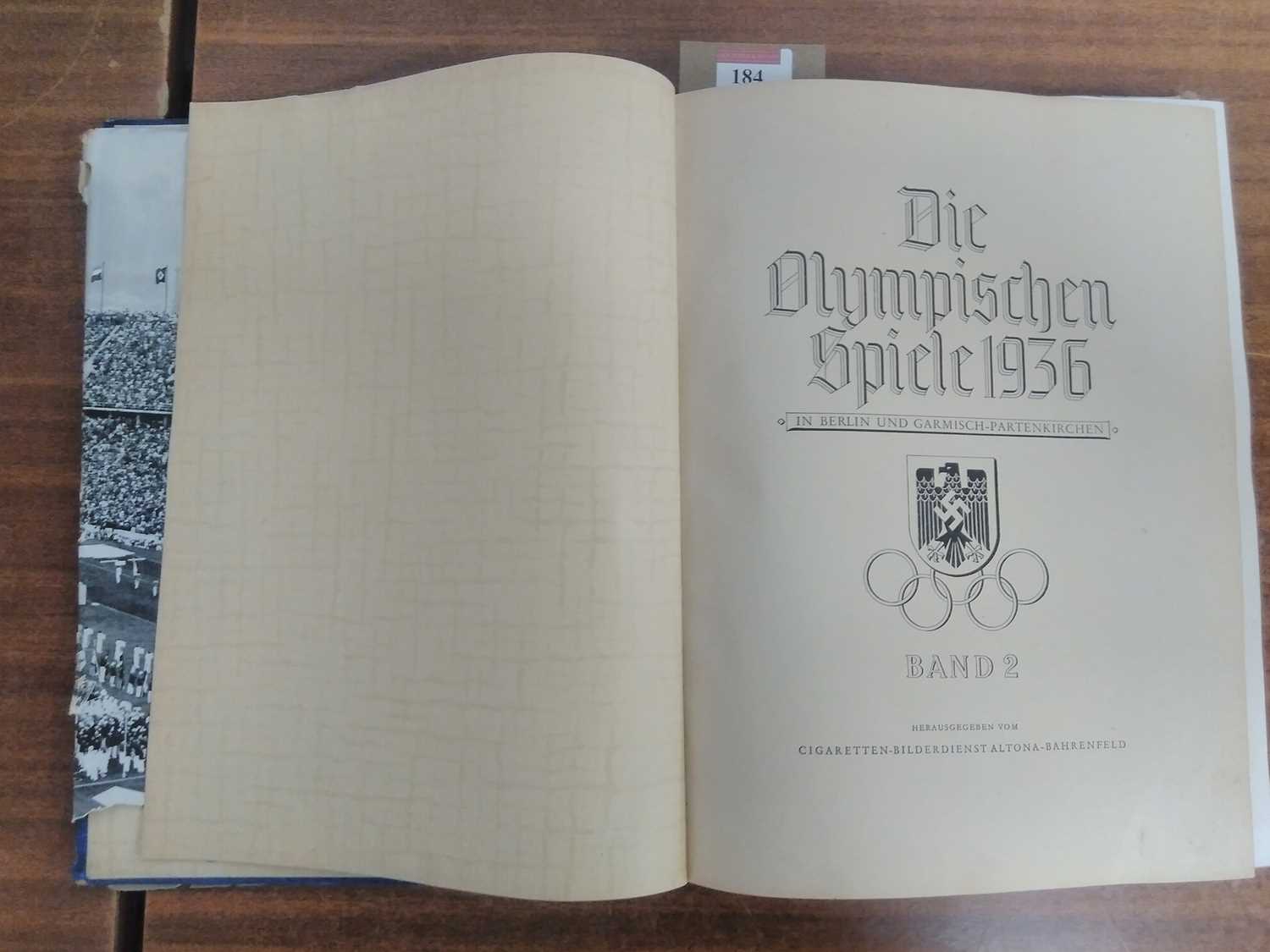 The German Third Reich 1936 Olympics photo-card book "Die Olympischen Spiele 1936", Cigaretten- - Image 3 of 7