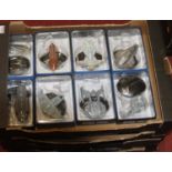 Three trays of Star Trek modern release diecast ships and vehicles as released by Eagle Moss Ltd