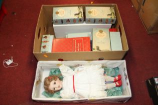 A collection of various dolls to include bisque headed examples All appear to be lightly handled and