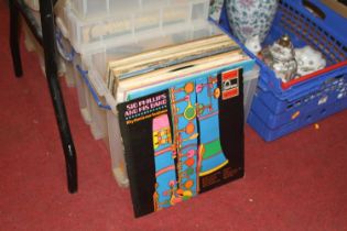 Three boxes of LPs, to include Fred Astaire, Noel Coward, and Frank Sinatra