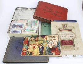 A collection of cigarette cards, principally in albums, to include Will's and Players; together with