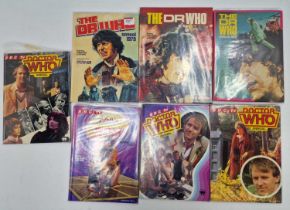 Collection of 7 vintage Doctor Who Annuals, to include 1979, 1977, 1978, 1981 and others, all in