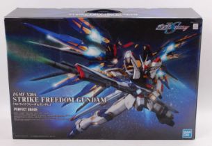Bandai 1/60th scale ZGMF-X20A Strike Freedom Gundam Perfect Grade Kit, as issued in the original