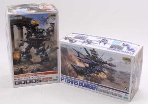 Two Kotobukiya Zoids 1/72 kits to include Pteras RZ-010 Bomber (Marking Plus Version) and RZ-014